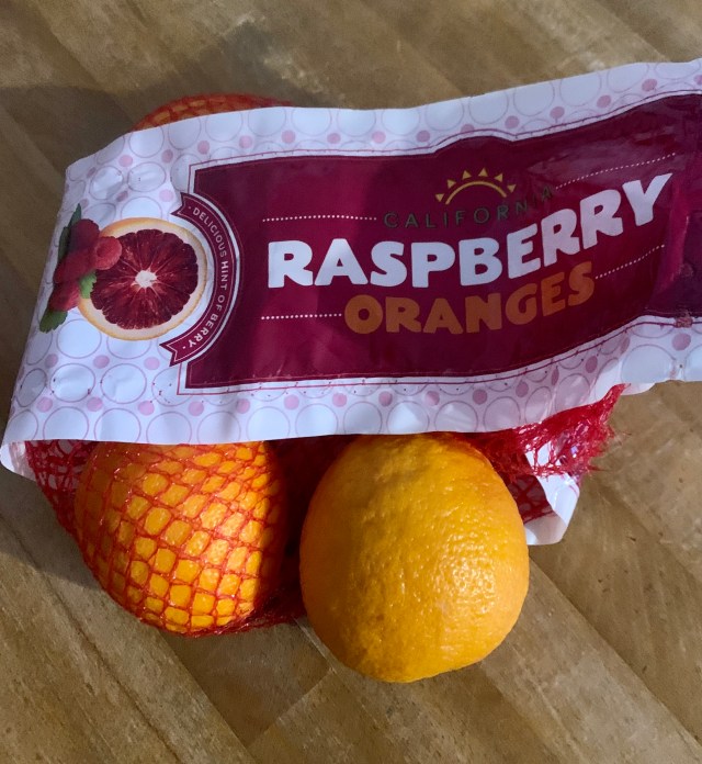 Something new! Raspberry oranges! – Just A Few Steps Beyond Normal